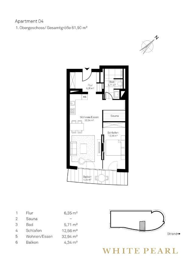White Pearl Apartment 1.04 Timmendorfer Strand Buitenkant foto